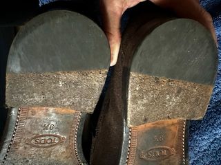 Mocassini TOD'S scamosciati marrone