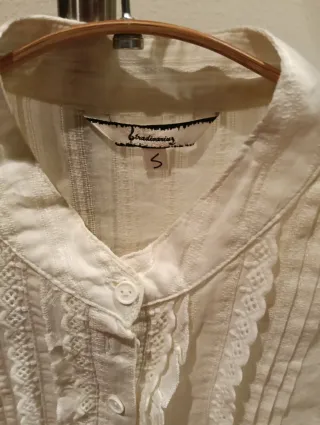 Camisa blanca mujer talla S