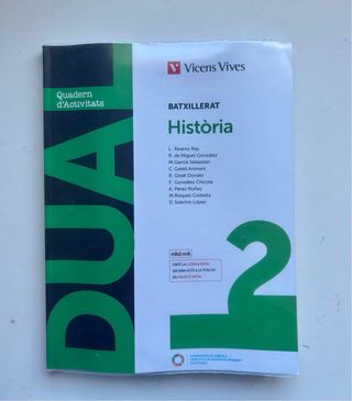 Llibre de consulta i quadern d’activitats Història