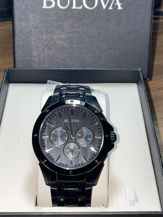 Reloj Bulova Negro Cronógrafo