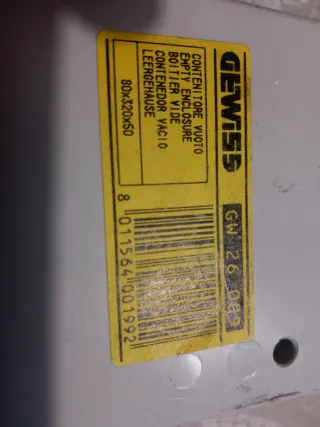 Contenitore vuoto Gewiss 26 009