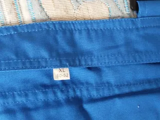 Pantalón trabajo JUBA azul y negro.Talla XL 50/52