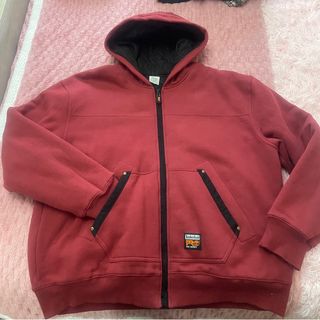 Chaqueta con capucha Timberland roja