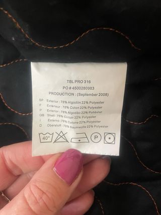 Chaqueta con capucha Timberland roja