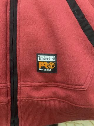 Chaqueta con capucha Timberland roja