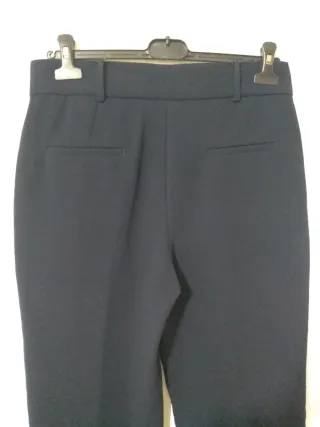 Pantalón ancho Mango azul