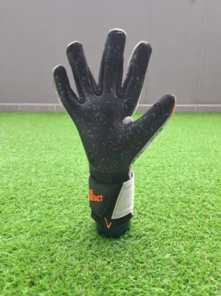 Guantes Reusch Portero Fútbol Gris Naranja Flúor |