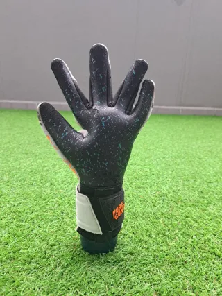 Guantes Reusch Portero Fútbol Gris Naranja Flúor |
