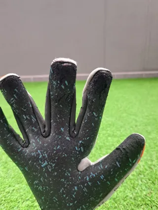 Guantes Reusch Portero Fútbol Gris Naranja Flúor |