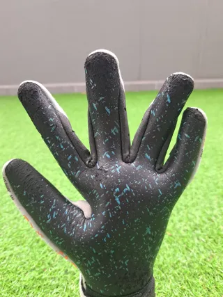 Guantes Reusch Portero Fútbol Gris Naranja Flúor |