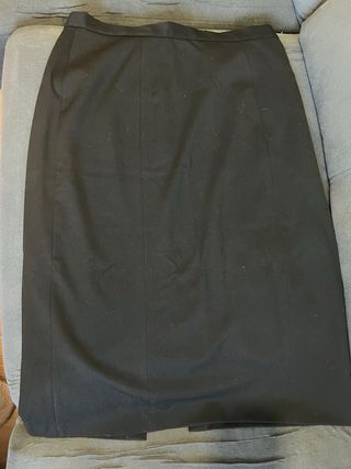 Traje de chaqueta y falda negro