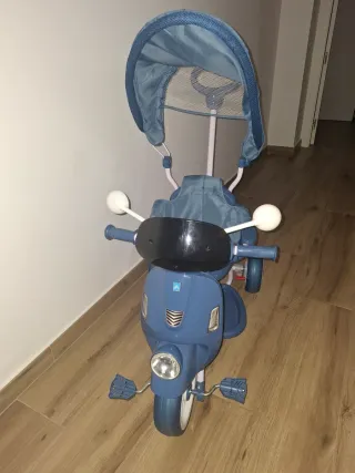 Triciclo Infantil 3 en 1 Azul