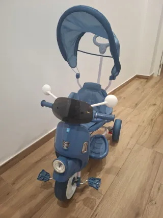 Triciclo Infantil 3 en 1 Azul