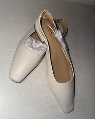 Bailarinas Michael Kors Beig y Doradas