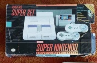 Super Nintendo Set SNES con Super Mario World