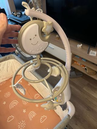 Kindercraft Neste Up/colecho/movil cuna/sabanas