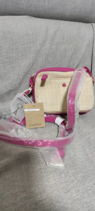 Carpisa borsetta beige e fucsia