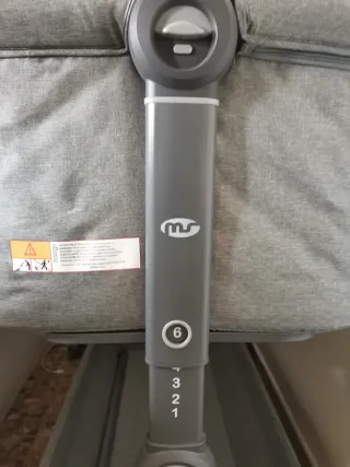 Minicuna colecho gris