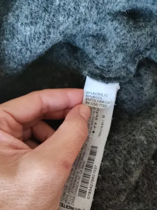 Jersey Zara Bouclé Gris