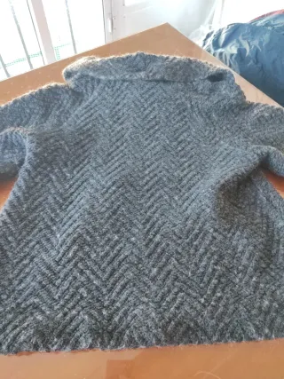 Jersey Zara Bouclé Gris