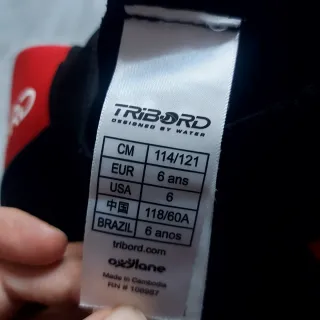 Neopreno Tribord 6 años