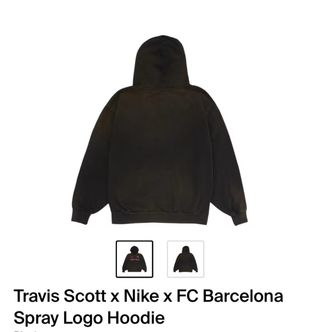 Sudadera FC Barcelona x Travis Scott Negra