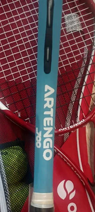 Raquetas Tenis ARTENGO 700 + 3 Bolas y bolsa