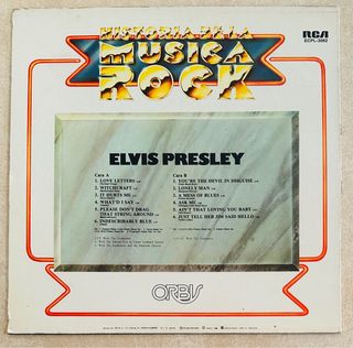 ELVIS PRESLEY VINILO LP MÚSICA ROCK 1982