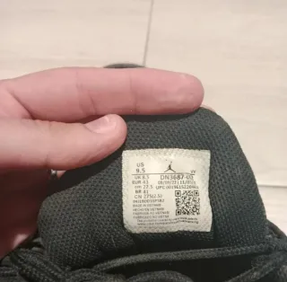 Zapatillas Jordan Negras y Blancas