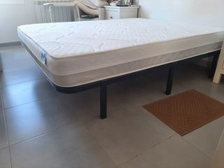 Base cama 150x190cm con colchón