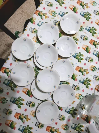 12 Piattini Seltmann Weiden Porcellana