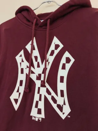 Sudadera New York Yankees Morada Talla M