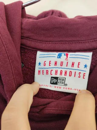 Sudadera New York Yankees Morada Talla M