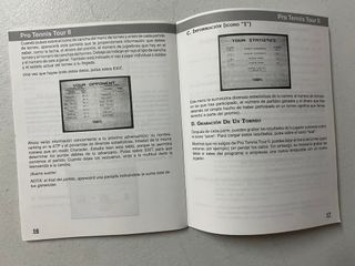 Pro Tennis Tour 2 Amiga Ubi Soft Videojuego