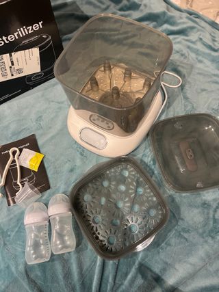 Esterilizador de vapor + biberones gratis