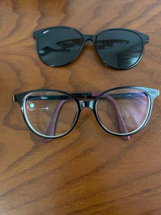 Gafas Afflelou Negras y Moradas