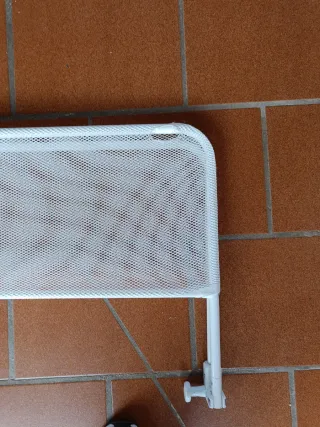 Barrera de Cama Infantil Blanca