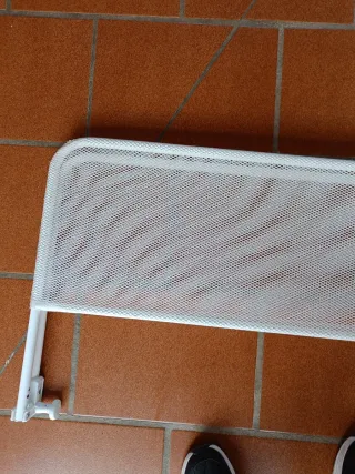 Barrera de Cama Infantil Blanca