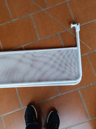 Barrera de Cama Infantil Blanca