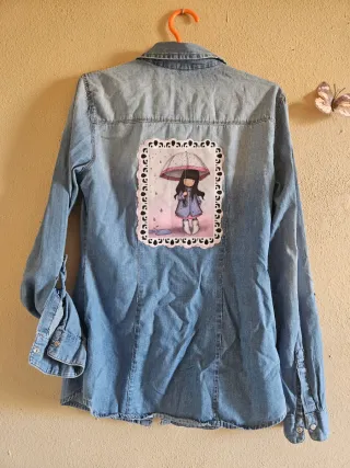 Camisa vaquera Stradivarius