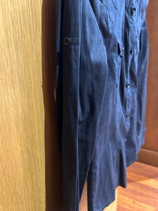 Camisa Porta Fortuna Negra Talla S