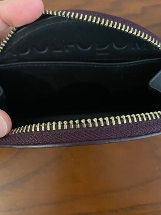 Monedero Adolfo Dominguez Piel Cocodrilo