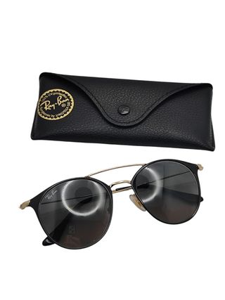 GAFAS DE SOL RAY-BAN RB3546 MONTURA DORADA CRISTAL NEGRO + CAJA