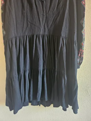 Vestido Desigual Negro Talla Única