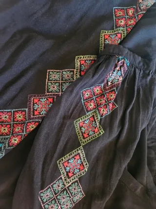 Vestido Desigual Negro Talla Única