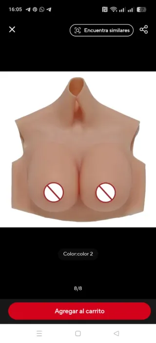 Prótesis Pecho Realista Transexual Transformismo