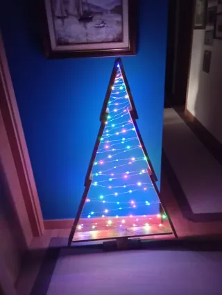 Decoración Navidad Madera Hecha a Mano