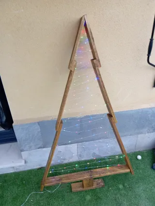 Decoración Navidad Madera Hecha a Mano