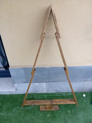 Decoración Navidad Madera Hecha a Mano