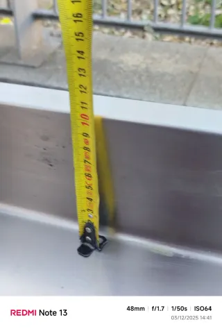 Mesa de trabajo acero inoxidable ditfrom 106x53x65